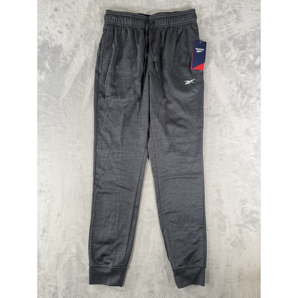 Reebok‎ Joggers Womens Small Slim Grey Campaign Sweatpants Gym Lounge NWT